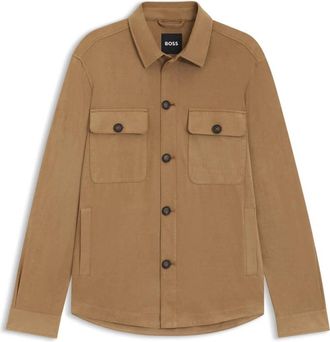 HUGO BOSS Heren, Jassen, Beige, Maat: XL Poliester