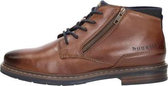 Bugatti Rigalo Evo Boot - Heren - Veterlaarzen - Bruin - 43 EU - Leer - Schoenen