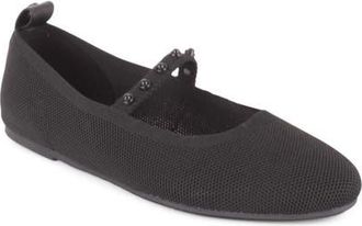 Elie Tahari Madeira Mary Jane Flat in Black at Nordstrom, Size 5.5
