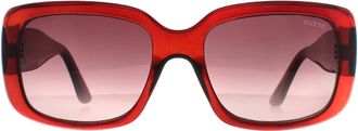 Guess Butterfly Womens Transparent Red Brown Gradient GF6167 - One Size