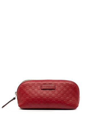 Gucci 2000-2015 Guccissima pouch - Rosso