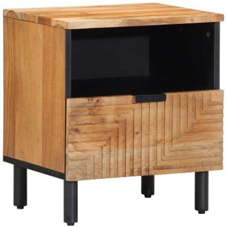vidaXL Bedside Cabinet 40x33x46 cm Solid Wood Acacia Vidaxl