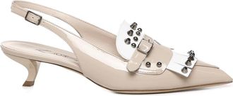 Alchimia Patent Leather Pumps With Studs