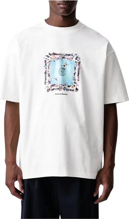 Dr&ocirc;le de Monsieur Boxers Ring T-shirt - Heren - Tops - Wit - Maat: XL Katoen