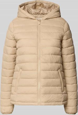 Cars Jeans Steppjacke mit Kapuze Modell THELMA in Sand, Gr&ouml;&szlig;e XXL