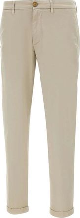 Re-hash Broeken, Heren, Beige, W33, Katoen, Mucha Chinos