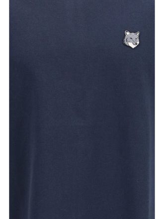 Maison Kitsun&eacute; Fox Head Comfort T-Shirt - Navy