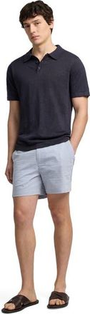 Onia Calder Buckle 5 Swim Trunk in Surf/white at Nordstrom, Size 38