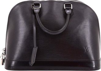 Louis Vuitton Black Epi Leather Alma Pm (Authentic Pre-Loved)