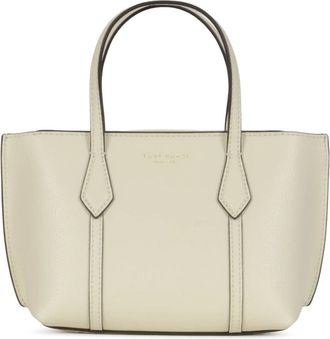 Tory Burch Tory Burch, Tote Bags, female, White, Size: ONE SIZE Mini Perry Tote