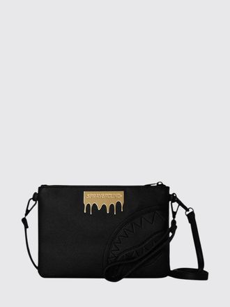 Sprayground Borsa a tracolla in pelle sintetica con logo metallico
