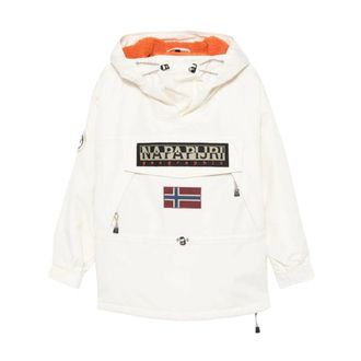 Napapijri Fitness, Heren, Wit, L, Leer, Skidoo 1990 Jacket