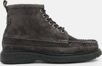 AllSaints Cow Suede Gibbs Mocassin Suede Boots, Size: UK 12/US 13/EU 46
