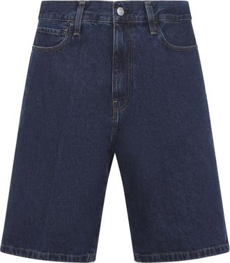 Carhartt Work in Progress Denim Shorts - Heren - Denim shorts - Blauw - W32 - Denim - Korte Broeken