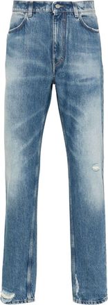 Givenchy tapered jeans - men - Cotton/Polyester/Cotton - 33 - Blue