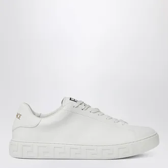 Versace White Greca nylon sneakers