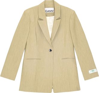 Ganni Blazer con applicazioni - Toni neutri