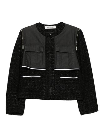 Undercover tweed jacket - Black