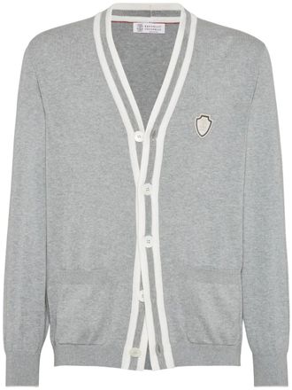 Brunello Cucinelli cotton cardigan - men - Cotton - 3XL - Grey
