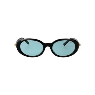Tiffany & Co. Ovale Zonnebril - Dames - Zonnebrillen - Zwart - 54 MM - Accessoires