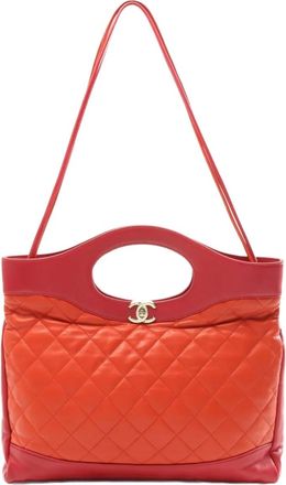 Chanel Borsa a spalla Chanel 31 matelassé 2018-2019 - Arancione