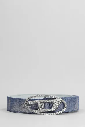 Diesel Cintura B 1dr strass in denim blu