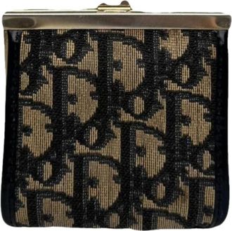 Dior Pre-owned Wallets, female, Multicolor, Size: ONE SIZE Pre-owned Cotton Wallet