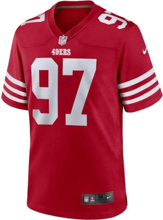 Nike Rode 49ers Nick Bosa NFL-shirt - Heren - Fitness - Rood - M - Fitness