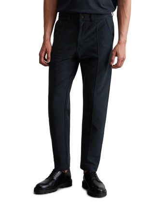 Marc O'Polo Jerseyhose MARC OPOLO, Herren, Gr. XXL, N-Gr, blau (schwarz navy), Jersey, Obermaterial: 100% Baumwolle, regular fit kn&ouml;chellang, Hosen Jerseyhose, fi