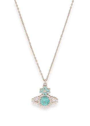 Vivienne Westwood Valentina Crystal-embellished orb Pendant Necklace - Silver - One Size