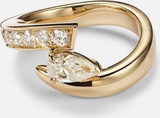 Bucherer Anello Inner Fire in oro 18kt con diamanti