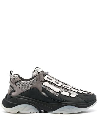 Amiri Bone Runner low-top sneakers - men - Leather/Rubber/Fabric/Fabric - 48 - Black