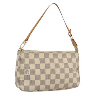 Louis Vuitton Pre-owned Shoulder Bags, female, Multicolor, Size: ONE SIZE Pre-owned Damier Azur Pouch