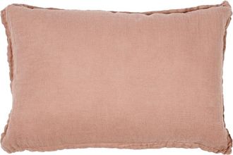 Maison d'&eacute;t&eacute; Cojin lino gofrado color cobre 40X60 CM