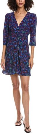 The Kooples New Feathers Silk Mini Dress