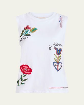 Cinq &agrave; Sept Blaine Summer Love Muscle Tee