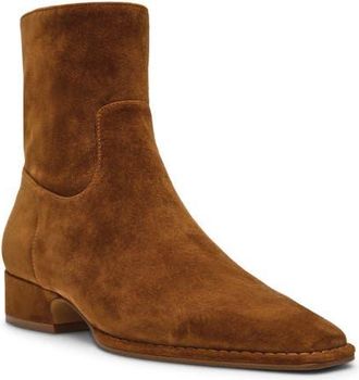 Steve Madden Define Block Heel Bootie in Chestnut Suede at Nordstrom, Size 9.5