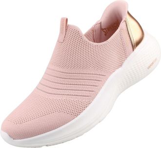 Skechers Slip ins Bobs Infinity Delicate Vision Womens Trainers, pink, 4 UK