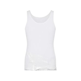 Maison Margiela Sleeveless Tops, male, White, Size: M T-shirt