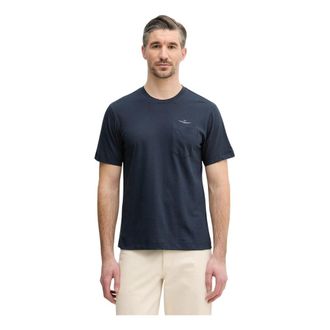Aeronautica Linnenmix T-shirt - Heren - T-shirts - Blauw - M - Linnen - Tops