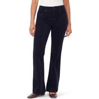 Kensie The Natalie High Waist Bootcut Corduroy Pants in Dark Navy Cord at Nordstrom Rack, Size 10