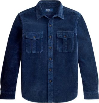 Polo Ralph Lauren Camicia a coste - Blu