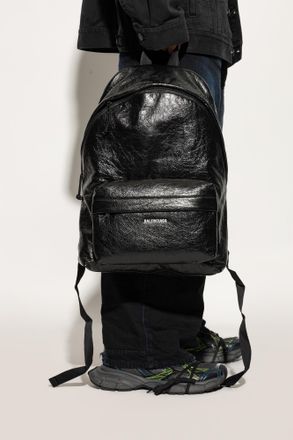 Balenciaga Backpack Explorer, Mens, Black