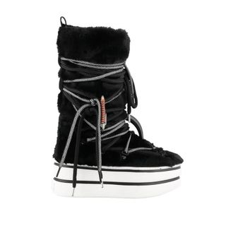Hogan Faux Fur Snow Boots