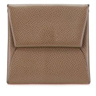 Herm&egrave;s Pre-owned Wallets, female, Beige, Size: ONE SIZE Pre-owned Bastia Vau Epsom Coin Case