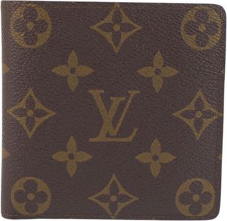 Louis Vuitton Brown Pvc Wallet (Bi-Fold) (Pre-Owned)