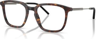 Moncler 53mm Phantos optical glasses in Tortoise at Nordstrom