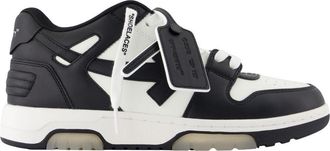 Off-white Out Of Office Sneakers - OFF WHITE - Leather - Black