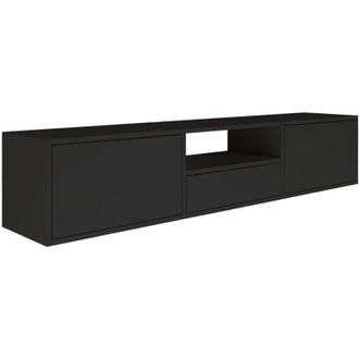 Selsey Selsey - framme - mobile tv sospeso con tre anta e un ripiano - nero - 150 cm