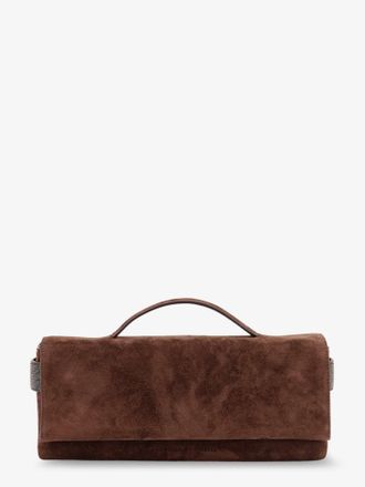 Brunello Cucinelli Borsa a mano Essence in suede - BRUNELLO CUCINELLI - gender_Woman